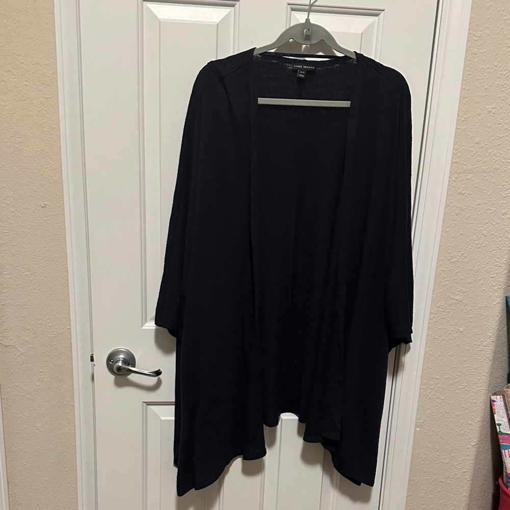 Navy Blue Women's Kimono Style Cardigan